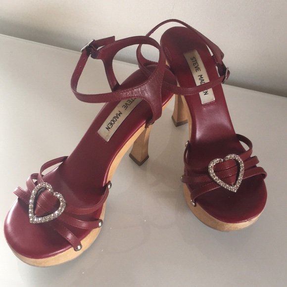 red heart heels